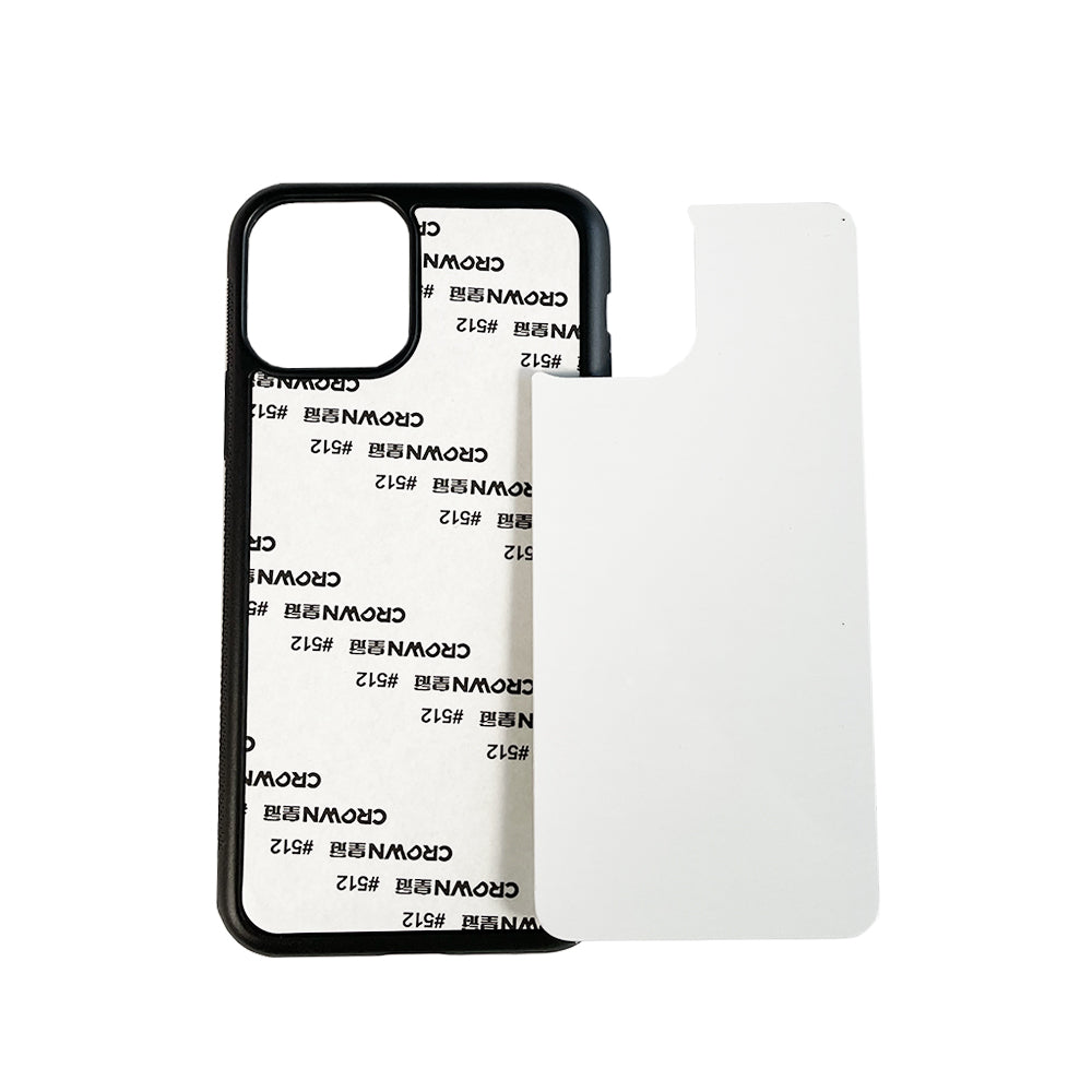 iPhone 11 Pro Sublimation Phone Case - Black Rubber